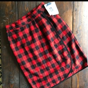 Woolrich Buffalo Plaid Wrap Skirt